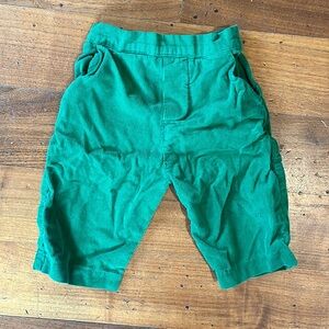 Green corduroy Jack & Teddy pants - 12m